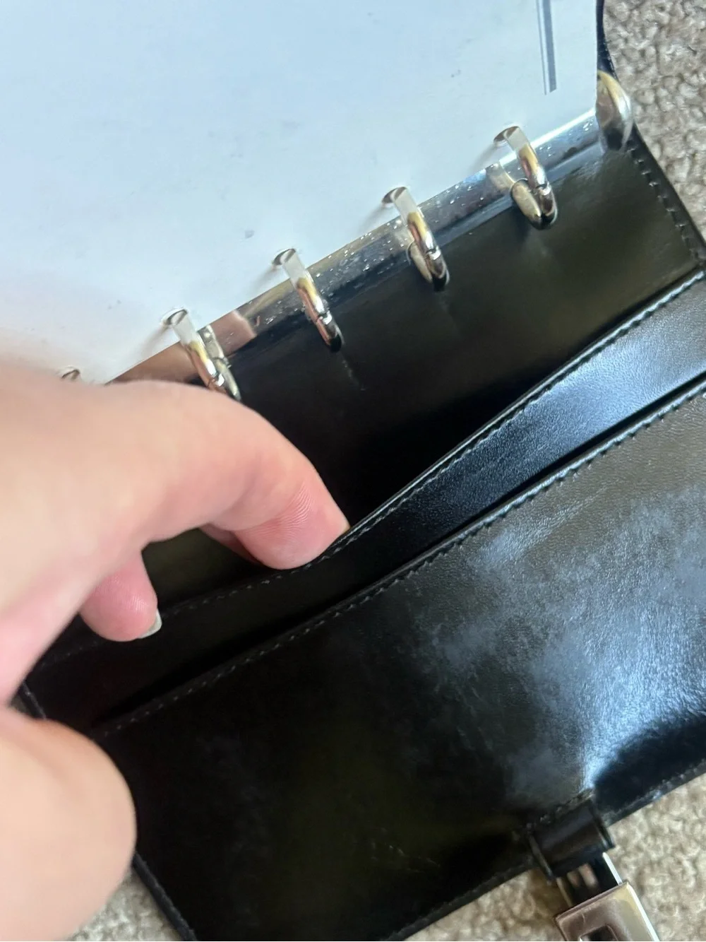 Auth Gucci leather Diary Agenda cover - Picture 7 of 16
